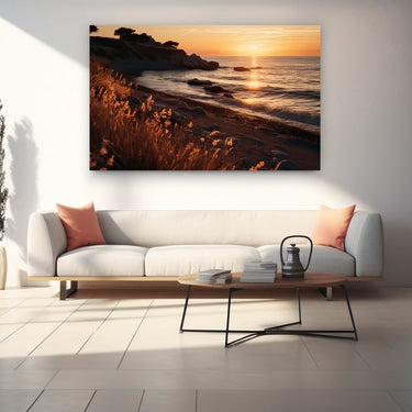 Tableau Mer Coucher De Soleil